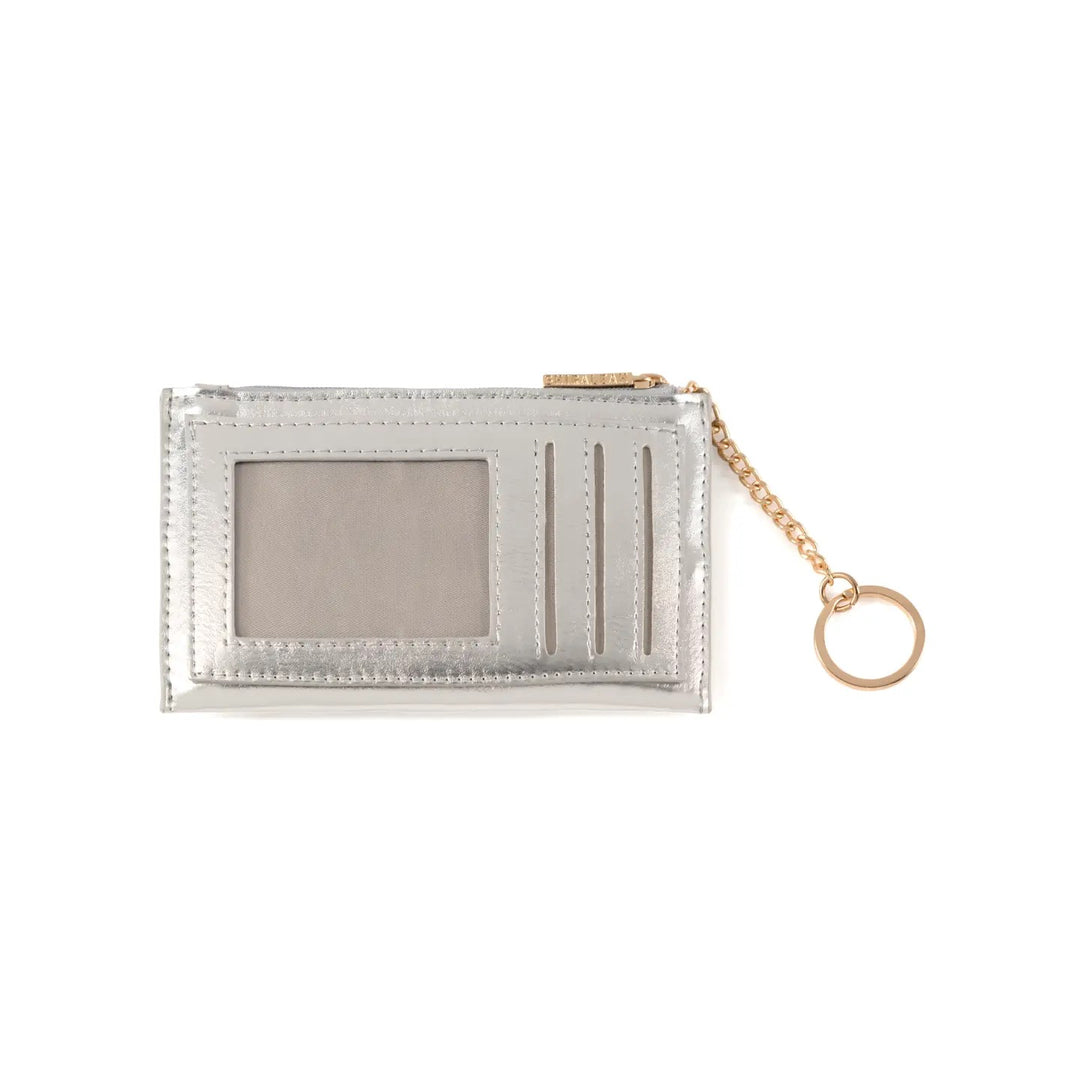 Maddie Card Case - Silver