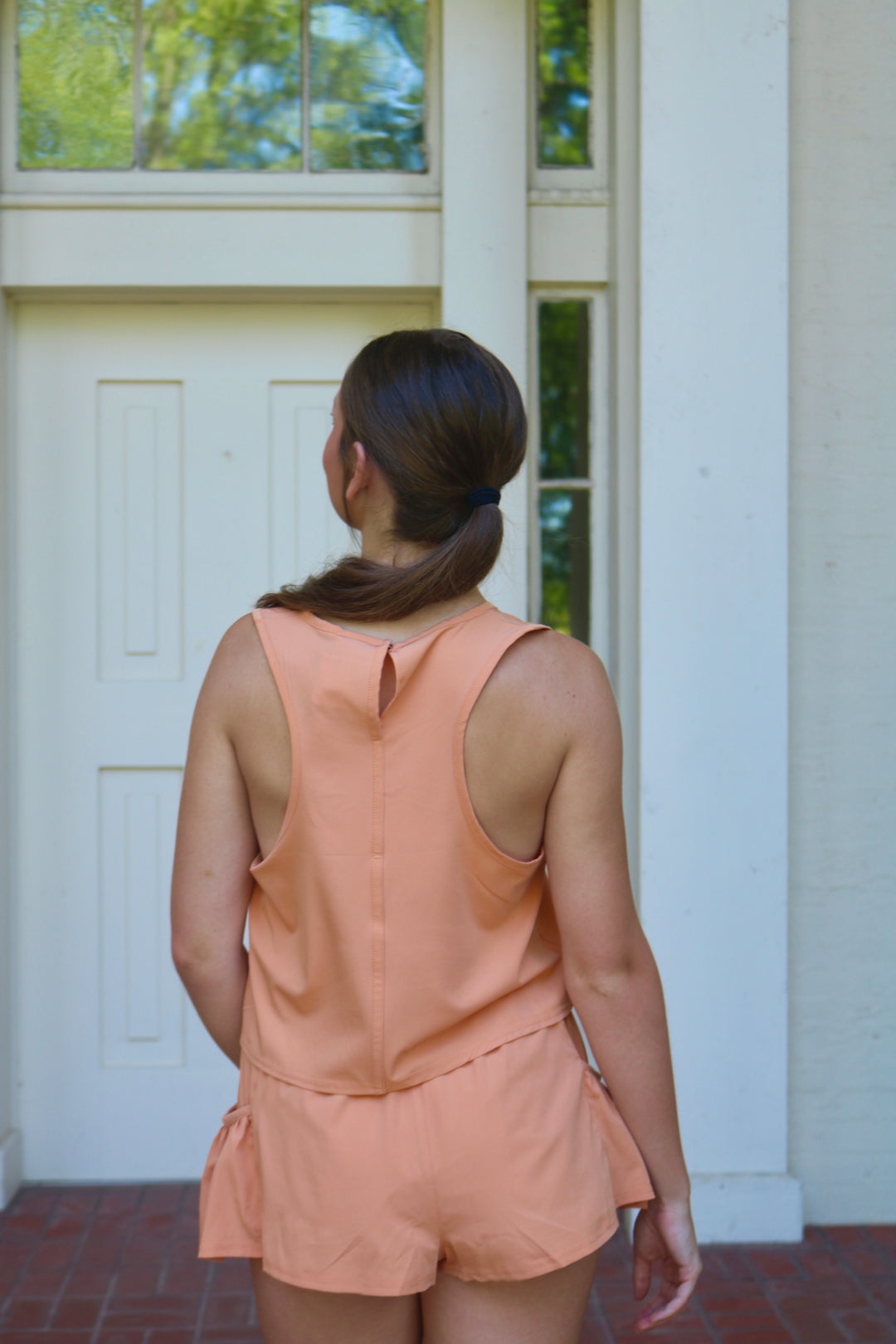 Cropped Tank- Orange