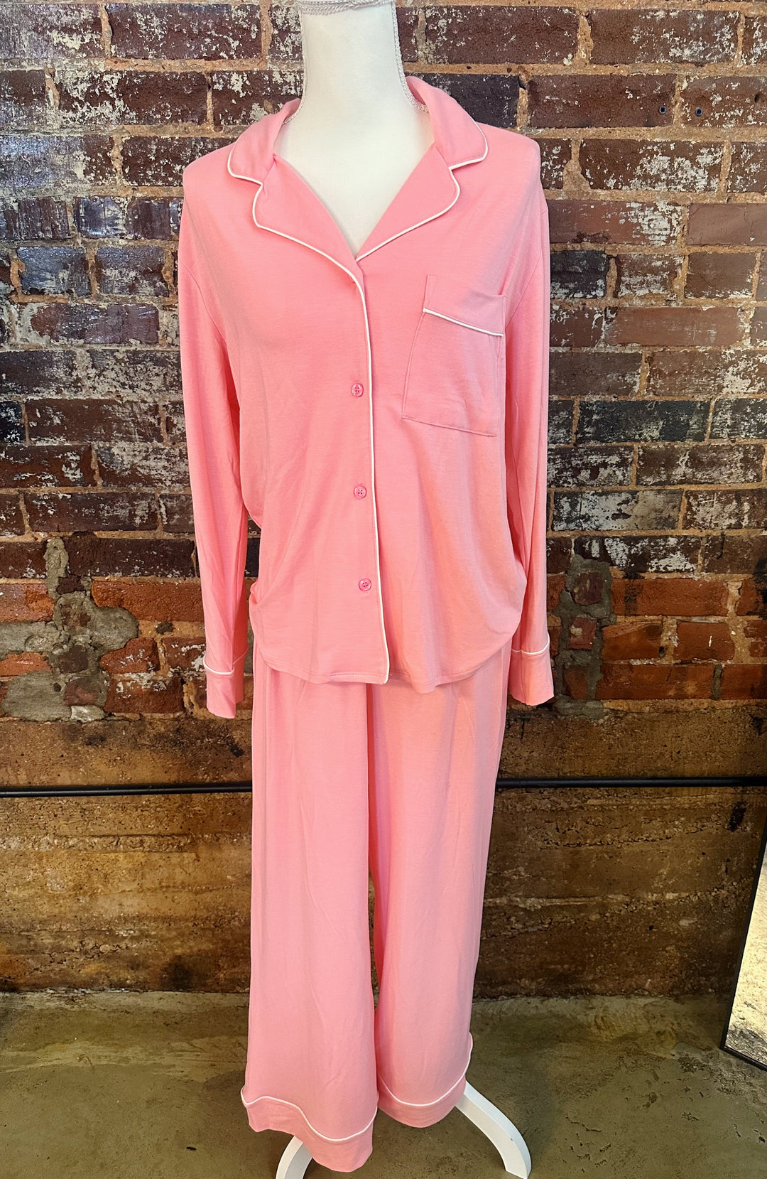 Soft Lightweight Pajamas - Light Pink