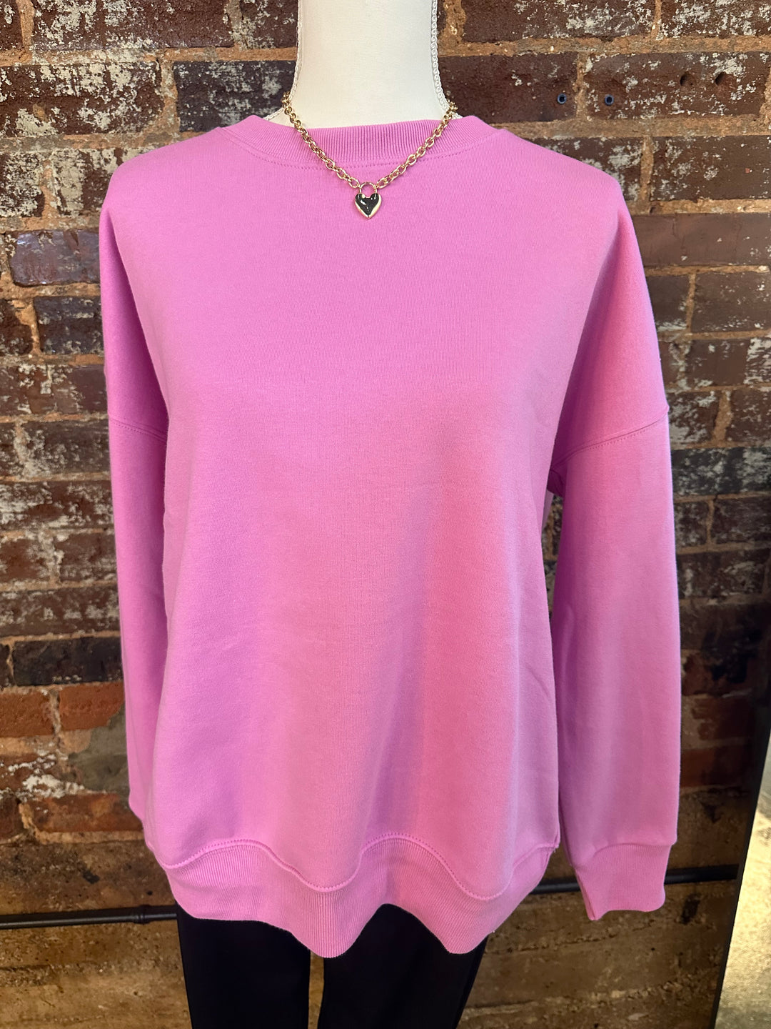 Super Soft Sweatshirt - Fuchsia