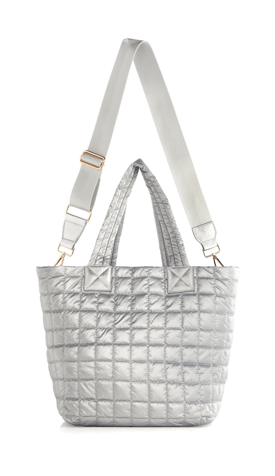 Logan Tote - Silver